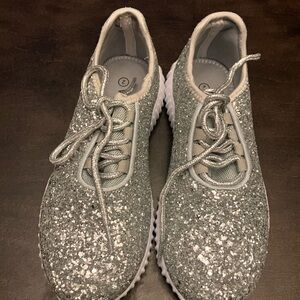 Weissman Silver Sparkle Women's Sneakers